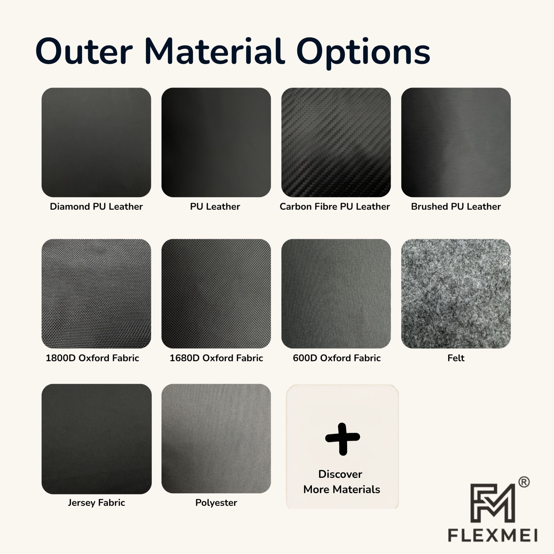 EVA Material Structure Outer Material Options